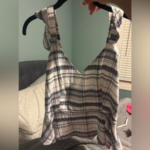 Tank Top size medium brand heartloom blue and white